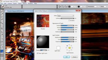 Corel Painter Lite Image editing and effects